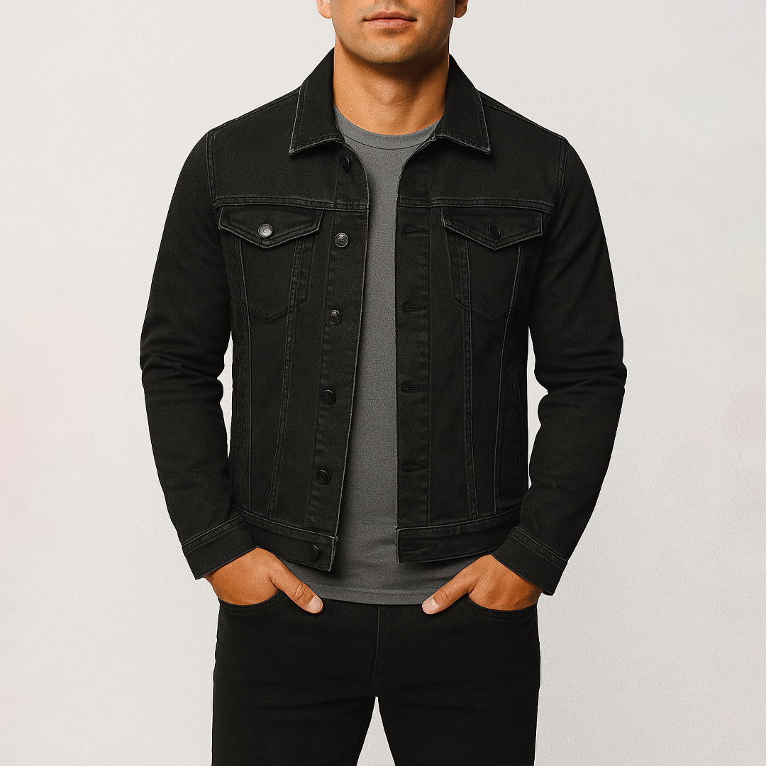 Jaqueta Jeans Masculina Slim